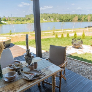 Фотография Коттеджа Частный дом с чаном и баней на берегу озера