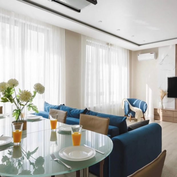 Фотографии квартиры 
            Апартаменты SunVille (Санвиль) на улице Алексея Козина 2