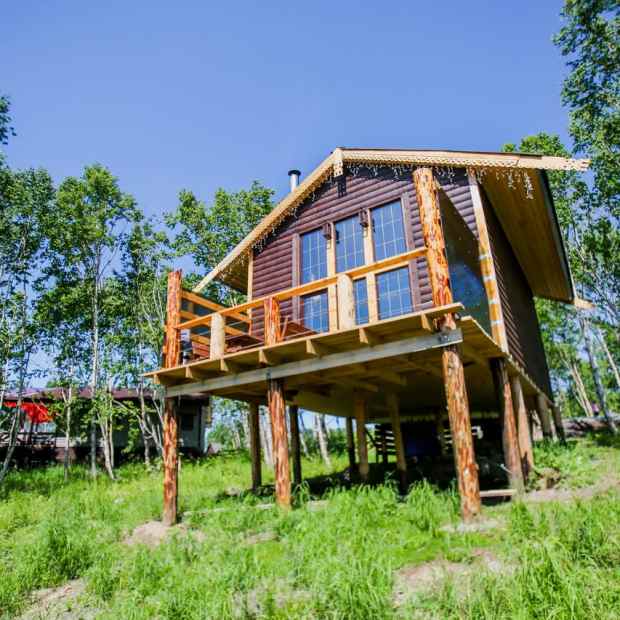 Фотографии базы отдыха 
            Деревенька