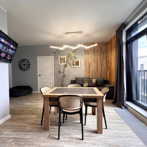 Фотографии квартиры 
            Апартаменты Охта Adventure Park с Двумя Спальнями