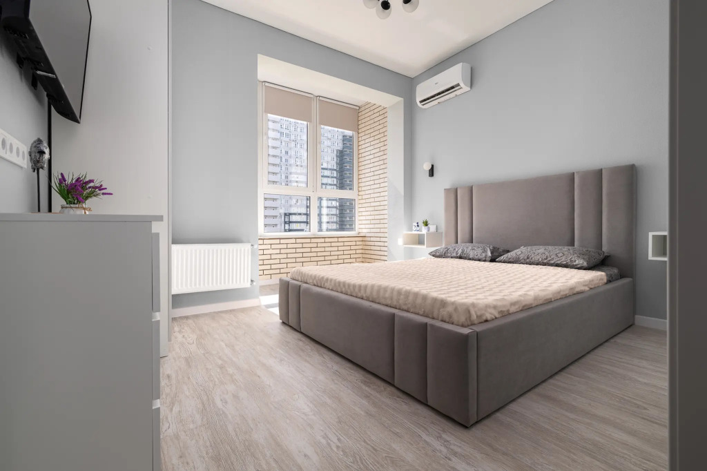 Фотография квартиры Квартира GoodTimeApartments с видом на реку Кубань