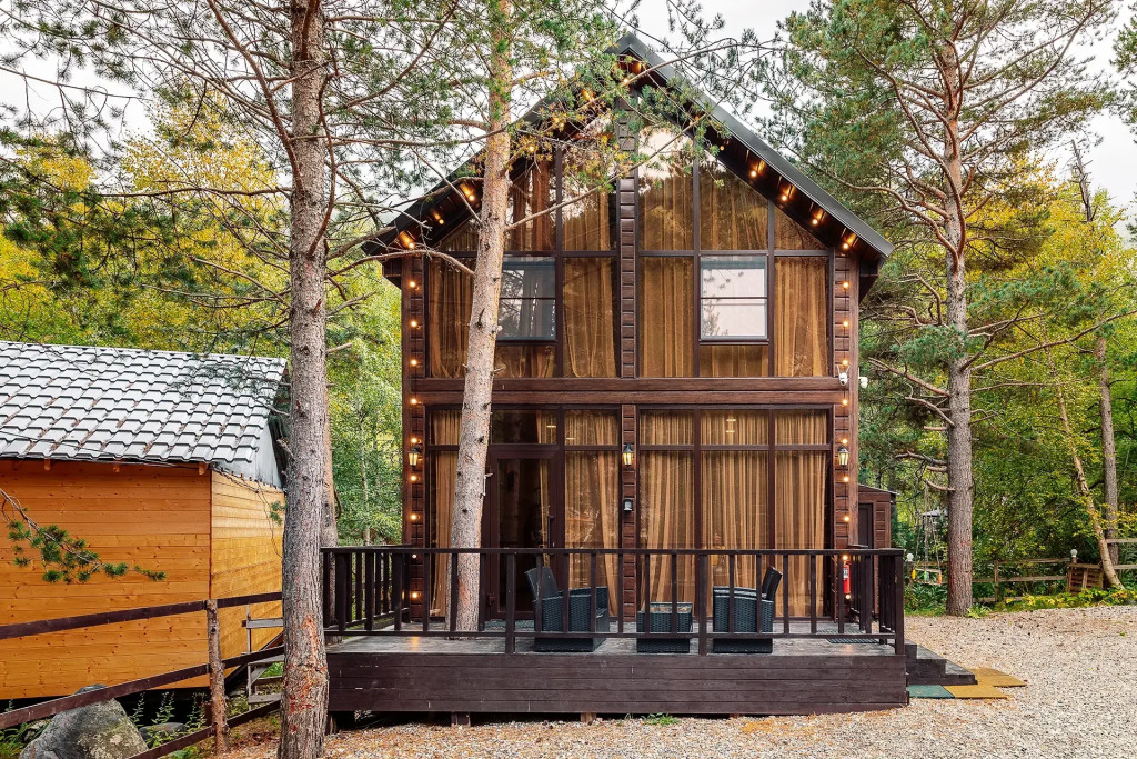 Фотография Коттеджа Коттедж Двухэтажный с Красивым Видом в Терсколе от Квартирукинг