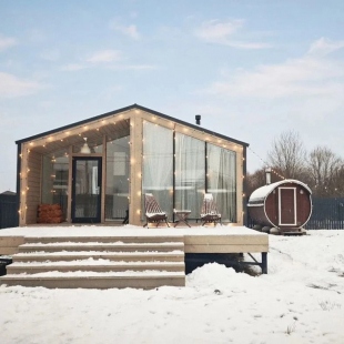 Фотография Коттеджа Частный дом Русский с печью и камином