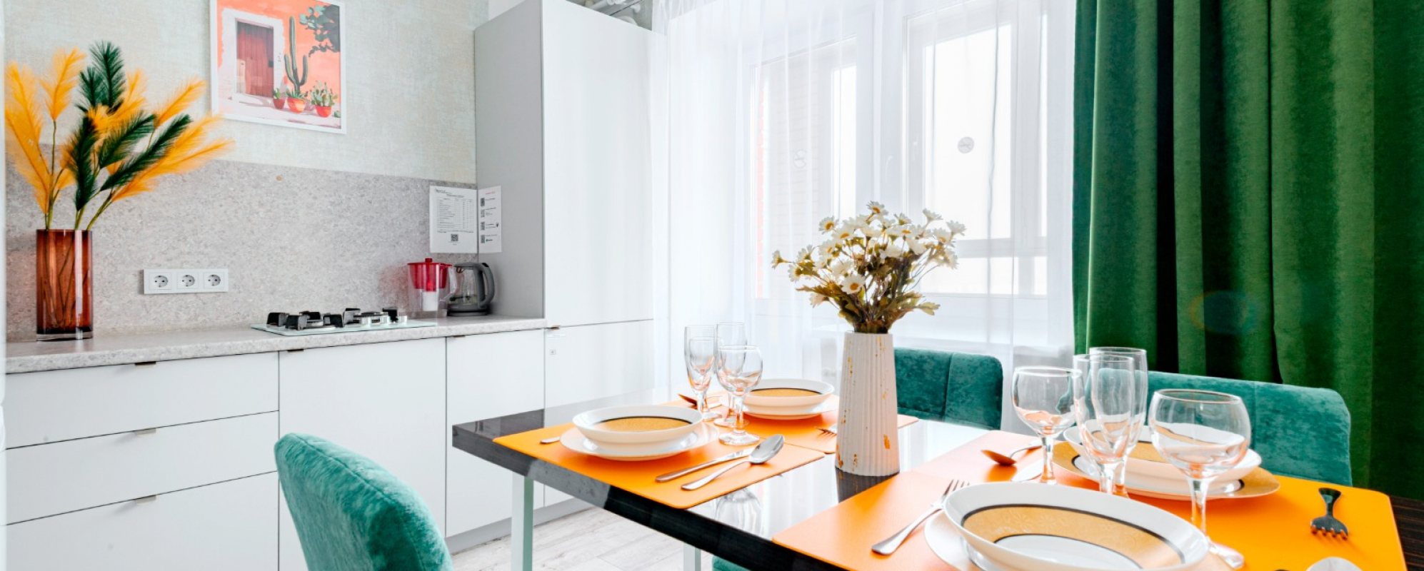 Фотографии квартиры Современная уютная 1-к квартира недалеко от залива от RentAp