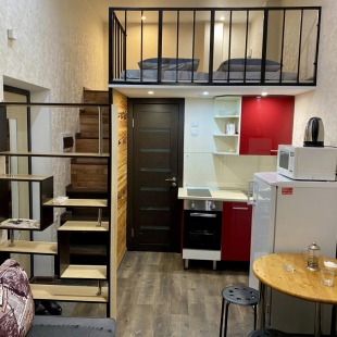 Фотография квартиры Апартаменты двухуровневая квартира-студия в центре города