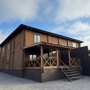 Фотография Коттеджа Частный дом Деревянный Загородный Для Отдыха