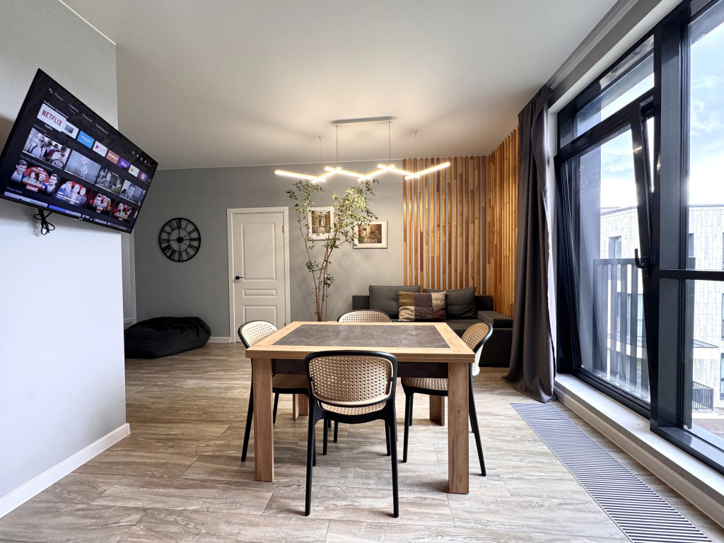 Фотография квартиры Апартаменты Охта Adventure Park с Двумя Спальнями