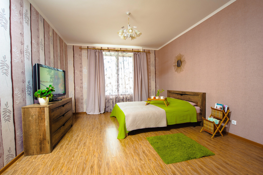 Фотография квартиры Квартира для отдыха с удобной кроватью и большим телевизором