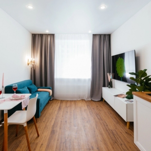 Фотография квартиры Квартира Уютная Студия в Жк ДАкварталЦентраль Gosh rent на Новгородской 22