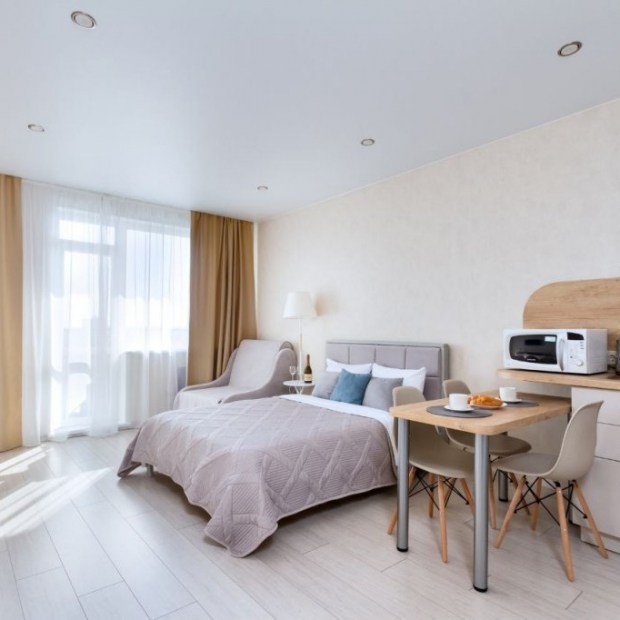 Фотографии квартиры
Апартаменты Студия Комфорт-Класса