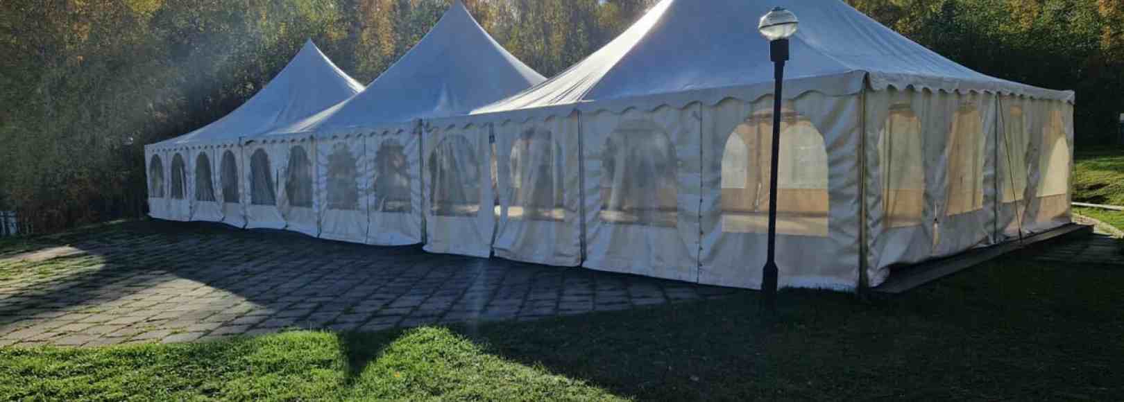 Фотография летней террасы Шатер на берегу Чудный лебедь