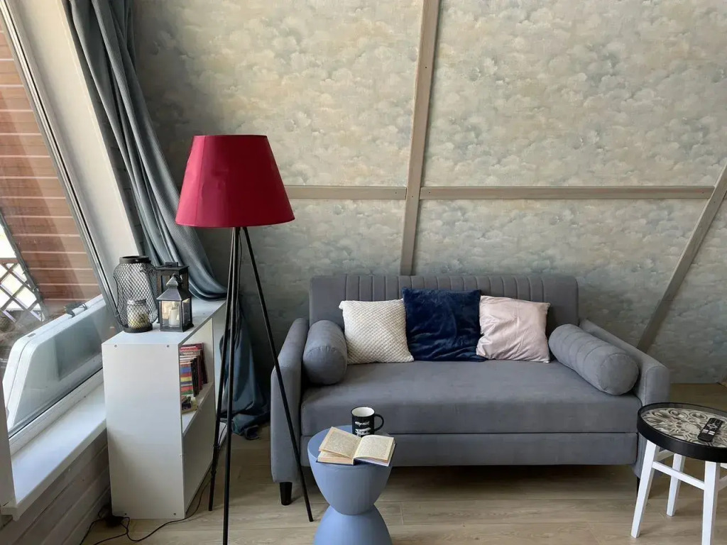 Фотография Коттеджа Частный дом А-фрeйм с баней и артезиaнским бaсceйном