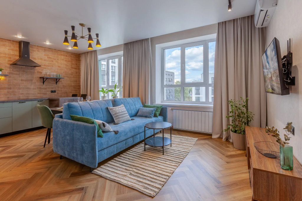 Фотография квартиры Квартира Aparts Pro+ Студия Восьмое Небо в ЖК Паново Парк