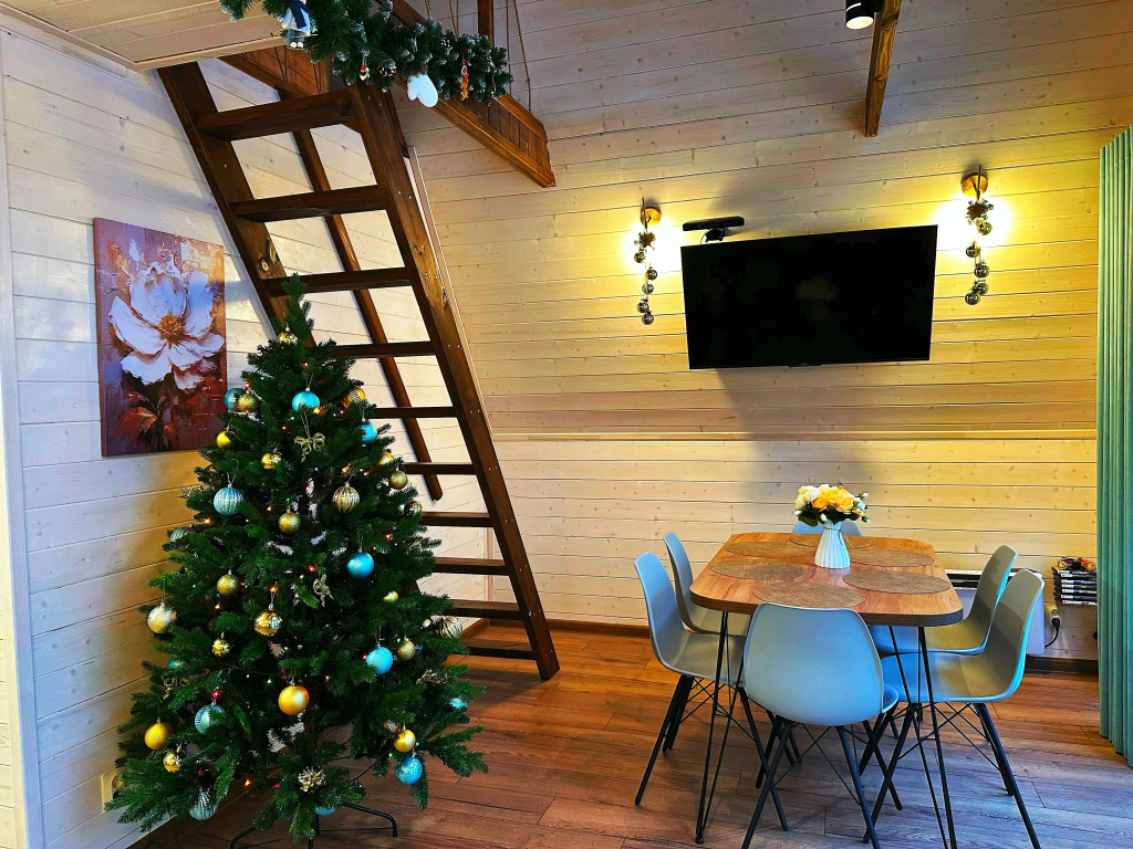 Фотография Коттеджа Частный дом с камином