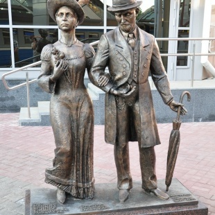 Фотография памятника Скульптура Встречающие