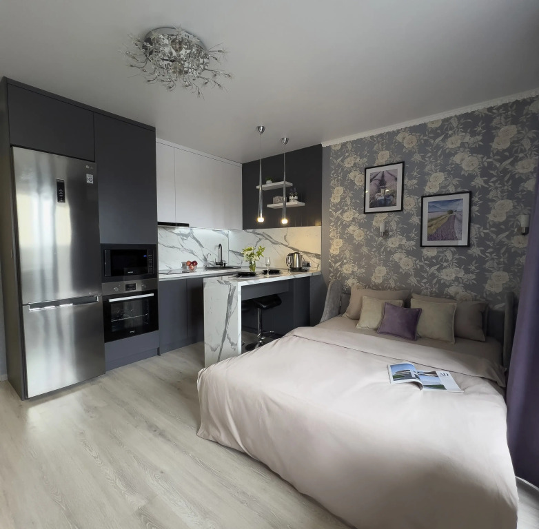 Фотография квартиры Студия стильная в ЖК Самоцвет