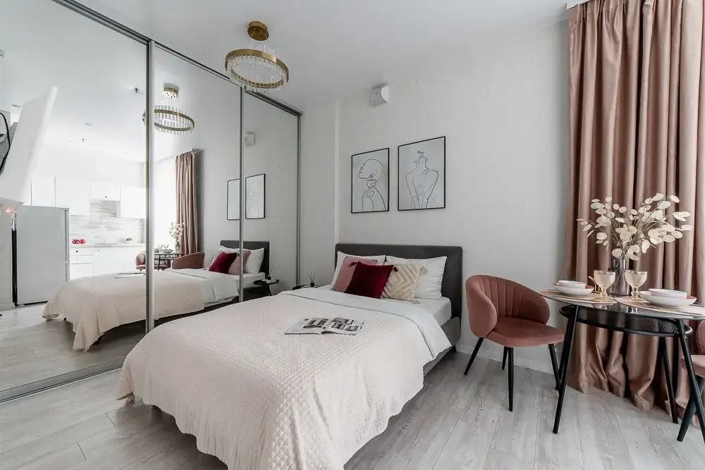 Фотография квартиры Апартаменты White Studio от Сети Good Vibes Apartments