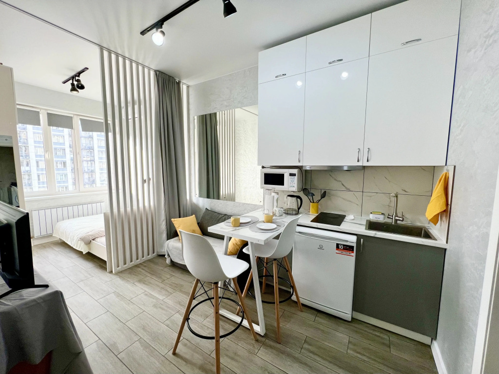 Фотография квартиры Квартира Светлая и уютная студия в центре города