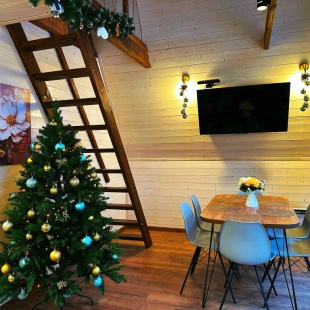 Фотография Коттеджа Частный дом с камином