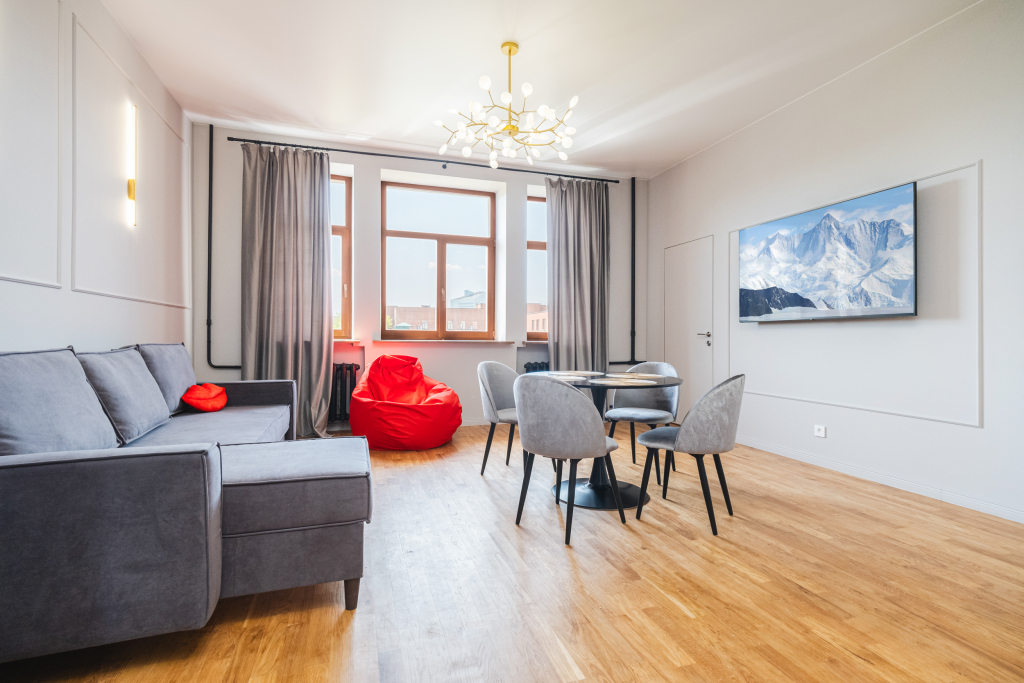 Фотография квартиры Квартира трёхкомнатная с джакузи в Историческом центре