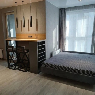 Фотография квартиры Квартира Студия на сутки Минск Мир Современная техника Бесконтактный заезд Балкон Wi-Fi Парковка