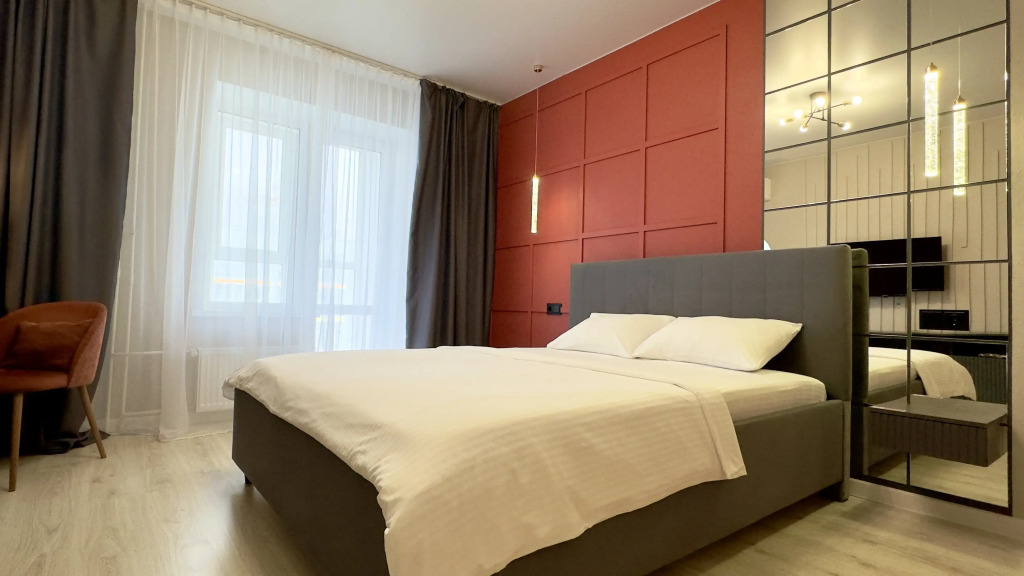 Фотография квартиры Квартира Aparts Pro Стильная 1-ком в Кошелев Парке в ЖК Видный-2 на 8 этаже