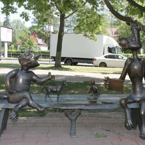 Фотография памятника Памятник Трое из Простоквашино