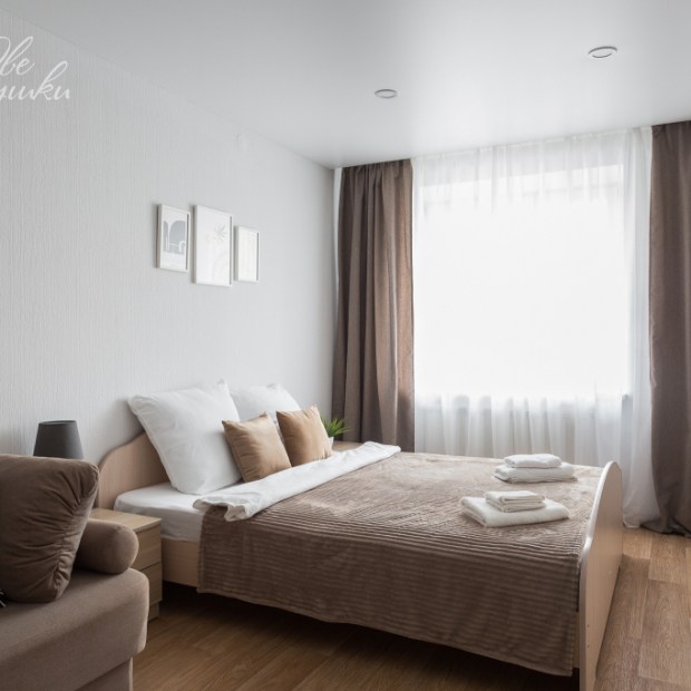 Фотографии квартиры 
            Квартира Две Подушки на Пролетарской 74