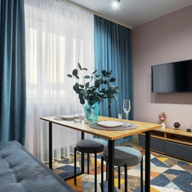 Фотографии квартиры 
            Апартаменты рядом с ВОЛГу, Акварель, Кардиоцентр