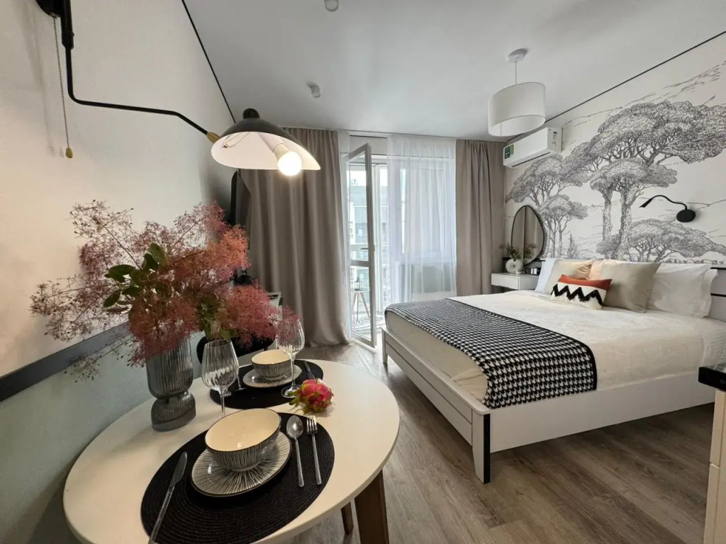 Фотография квартиры Квартира Стильная Cтудия на Куникова 47 г