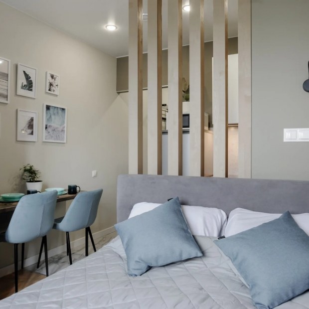 Фотографии квартиры 
            Апартаменты Современная Студия у метро Сколково