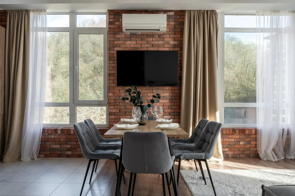 Фотография квартиры Просторная стильная квартира с видом на горы. Кватро 43