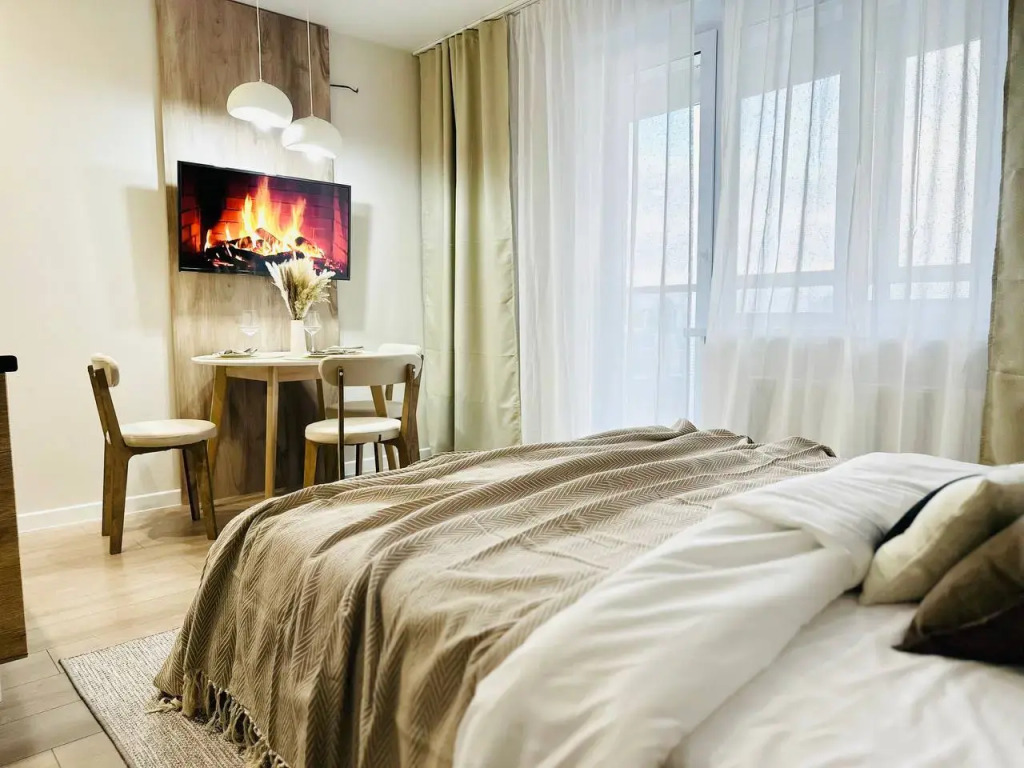 Фотография квартиры Квартира Поделам с балконом на 14 этаже у арены Трактор