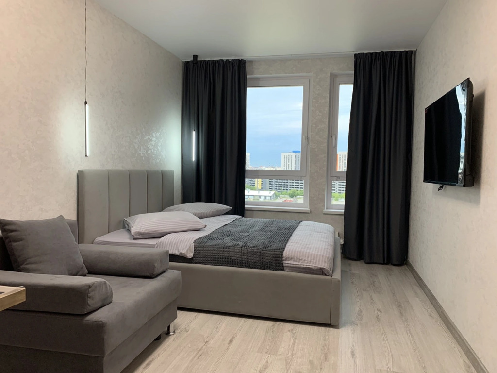 Фотография квартиры Апартаменты Ассорти стильная студия с удобствами