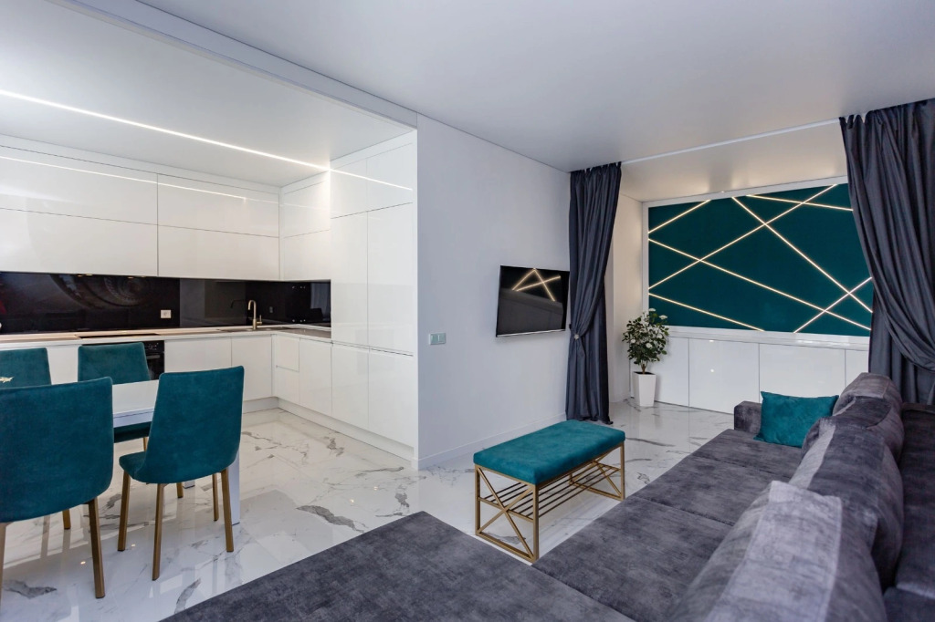 Фотография квартиры Апартаменты Люксовые апартаменты с 2 спальнями на Карла Маркса