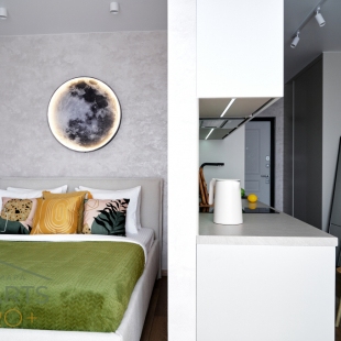 Фотография квартиры Квартира Aparts Pro Стильная видовая студия в ЖК Паново Парк на 17 этаже