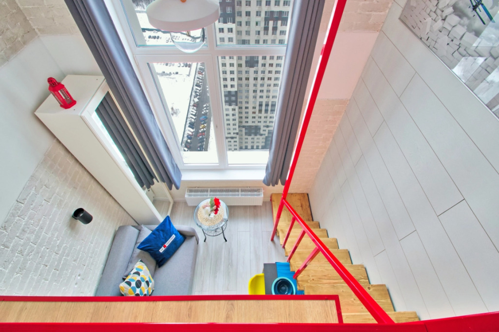 Фотография квартиры Апартаменты Двухуровневые Полулюкс Панорамные в ЖК Спутник