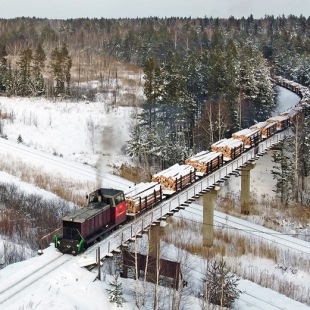 Фотография транспортного узла Алапаевская узкоколейная железная дорога