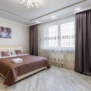 Фотография квартиры Апартаменты Модерн с просторной кухней