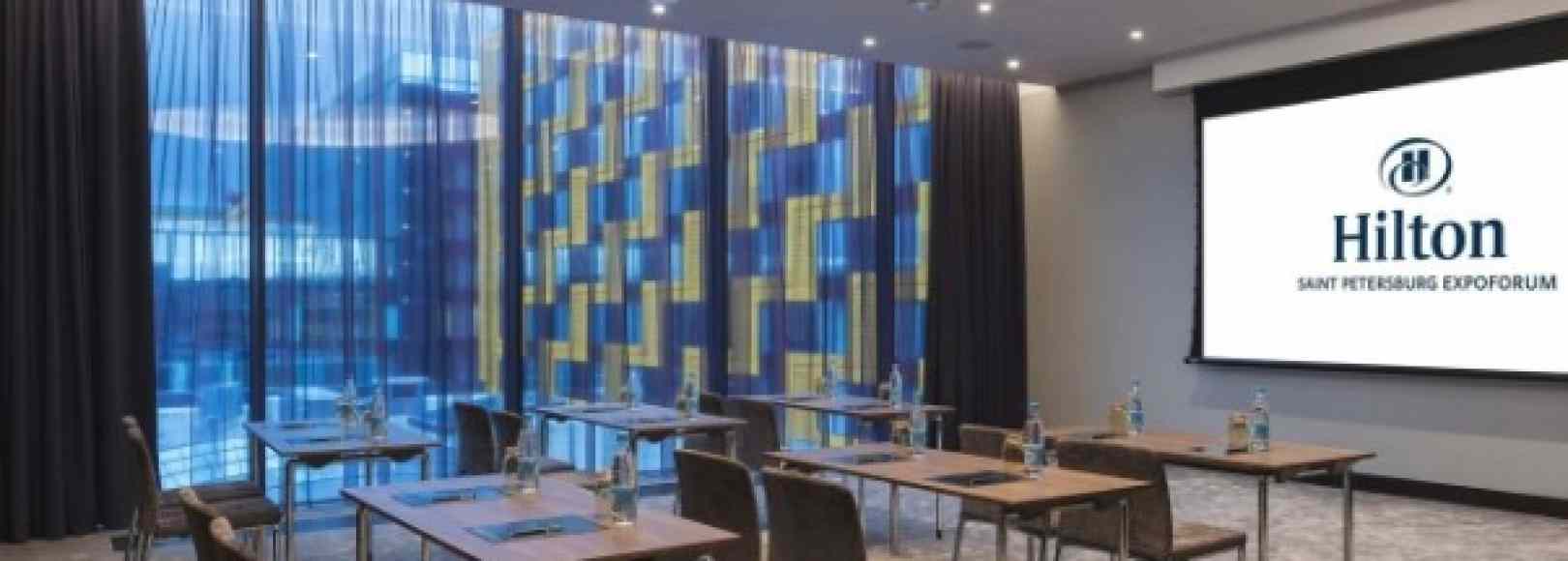Фотография конференц-зала Хилтон Санкт-Петербург Экспофорум
