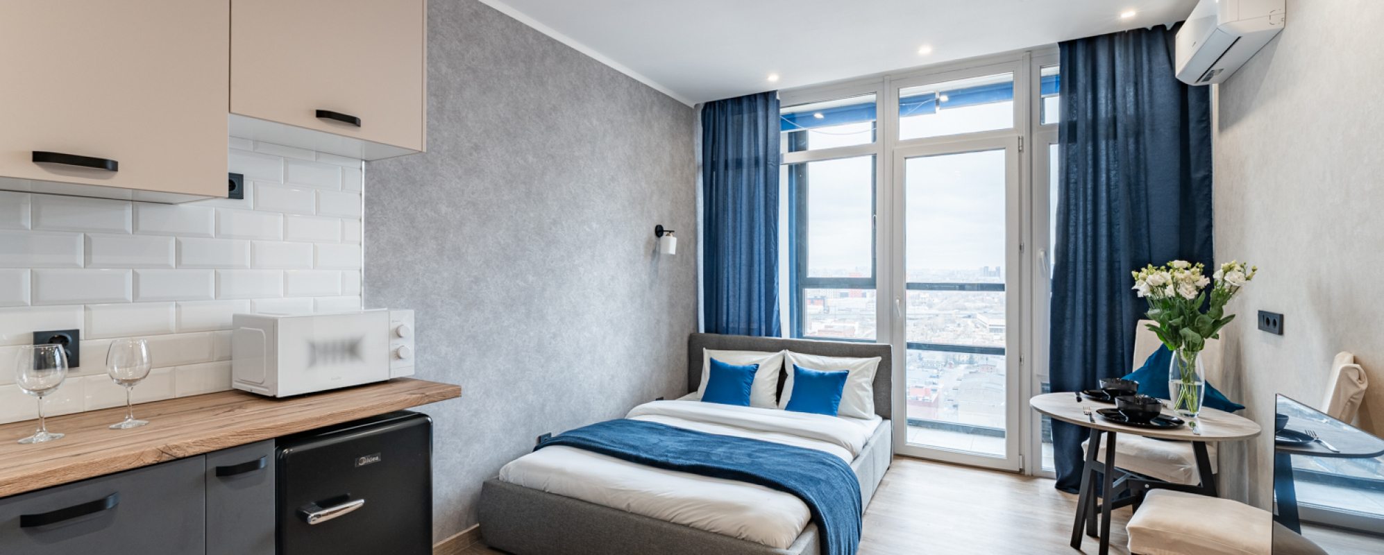 Фотографии квартиры Стильные апартаменты с панорамным видом на Москву