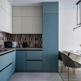 Фотография квартиры Стильная квартира с качелями в ЖК Самолет