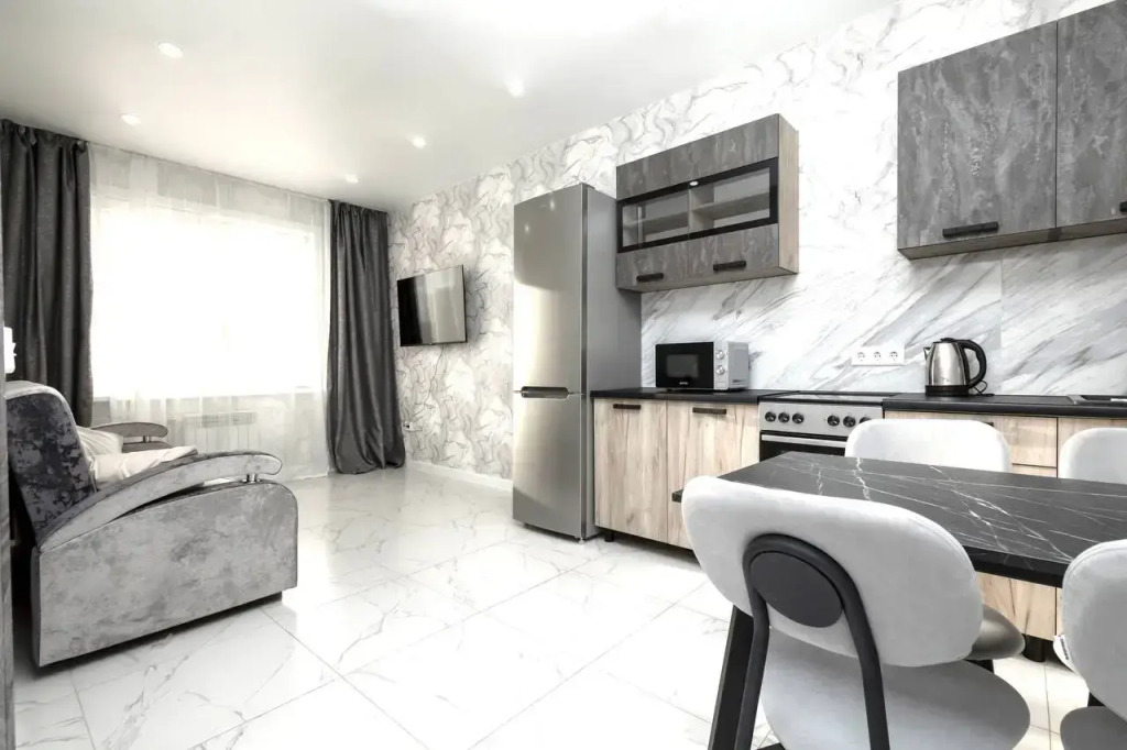 Фотография квартиры Апартаменты Видовая евро-двухкомнатная квартира возле микрохирургии глаза