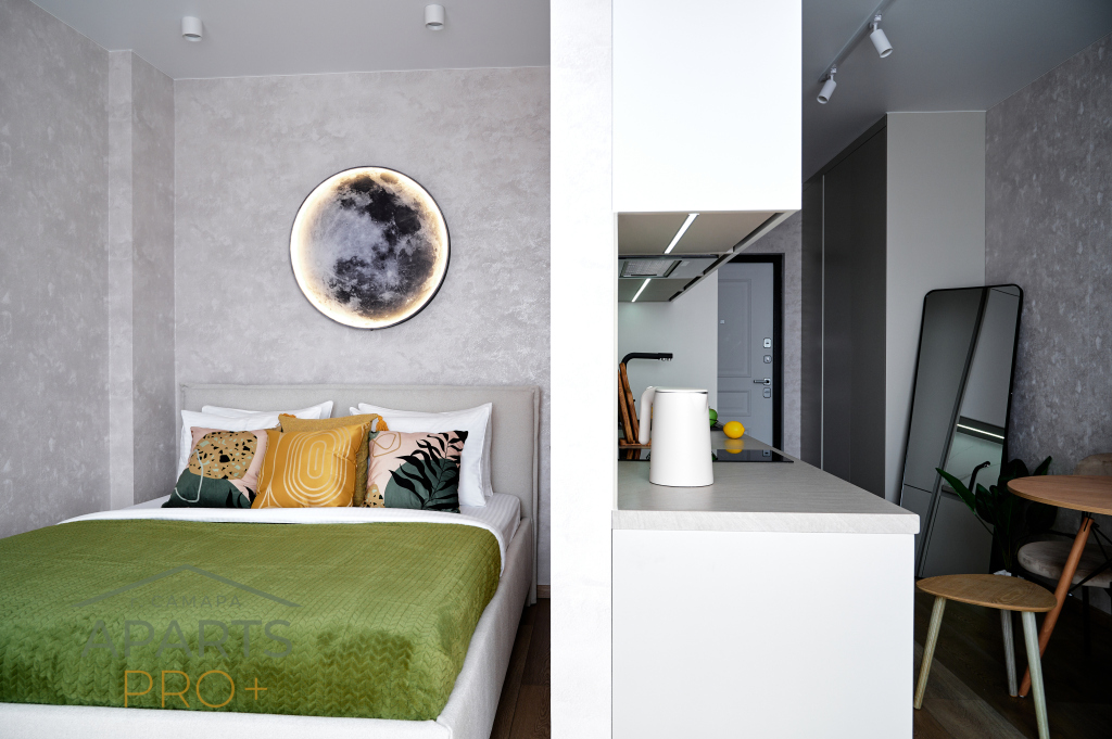 Фотография квартиры Квартира Aparts Pro Стильная видовая студия в ЖК Паново Парк на 17 этаже