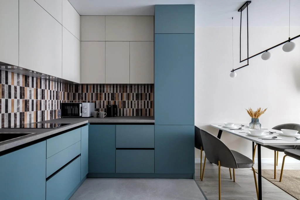 Фотография квартиры Стильная квартира с качелями в ЖК Самолет