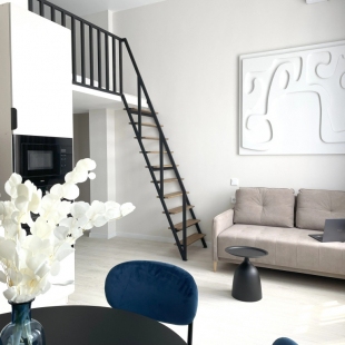 Фотография квартиры Квартира Двухуровневая дизайнерская в ЖК Ромекс