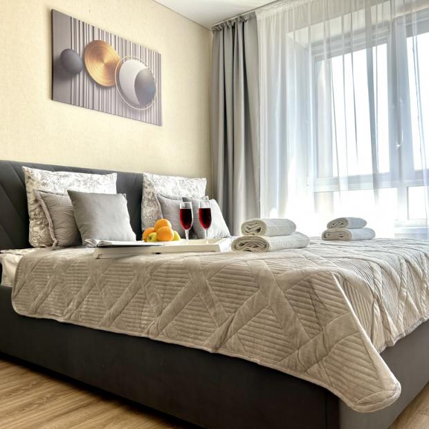 Фотографии квартиры 
            Апартаменты FSF В Географическом Центре с Дистанционным Заездом