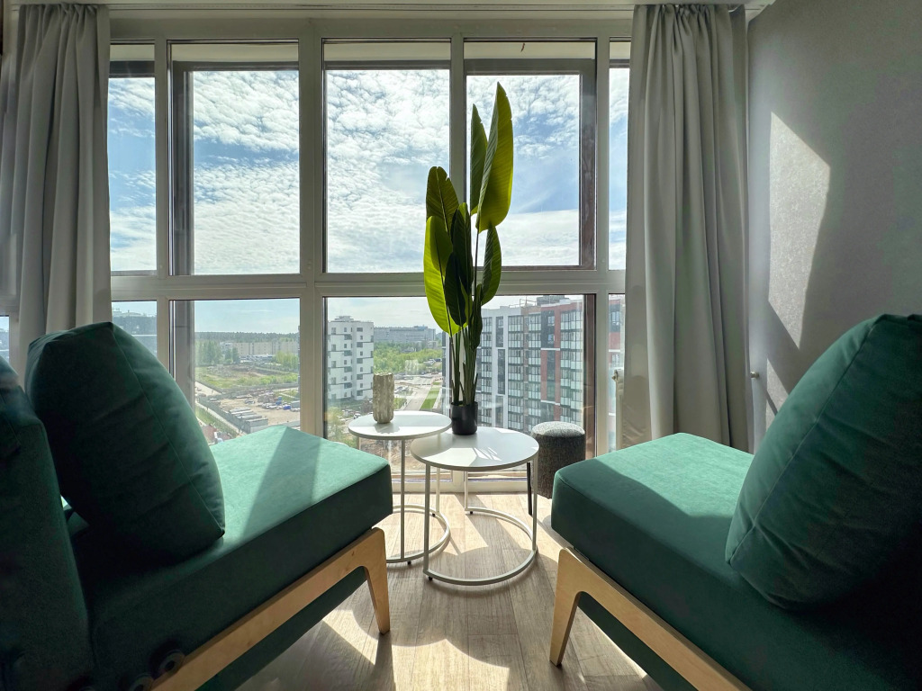 Фотография квартиры Апартаменты Панорамная Cтудия с Шикарным Видом на Город и Лес