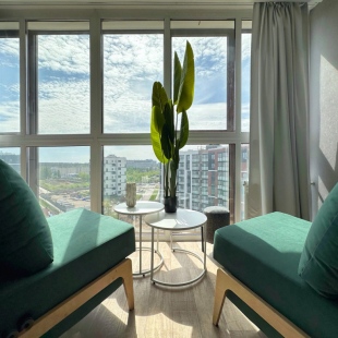 Фотография квартиры Апартаменты Панорамная Cтудия с Шикарным Видом на Город и Лес