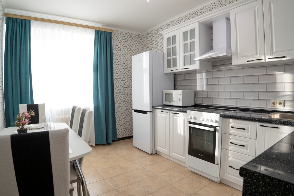 Фотография квартиры Апартаменты 1-комнатные Black&White от АКВАРЕЛЬ.FLAT на Московском тракте